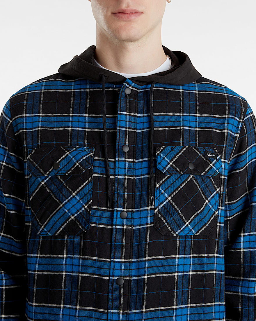 Parkway Hooded Long Sleeve Woven Shirt VANS Black ALT6