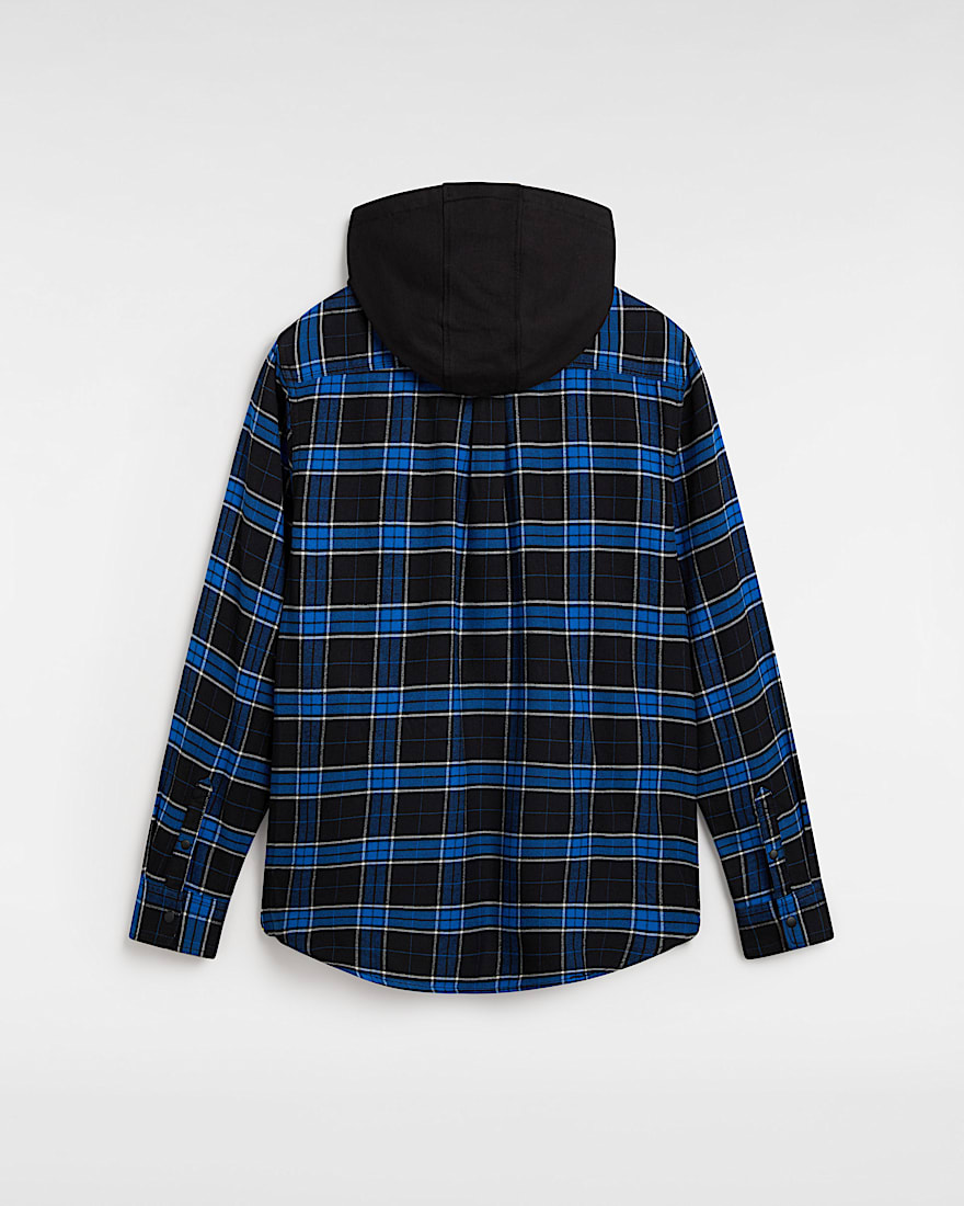 Parkway Hooded Long Sleeve Woven Shirt VANS Black ALT1