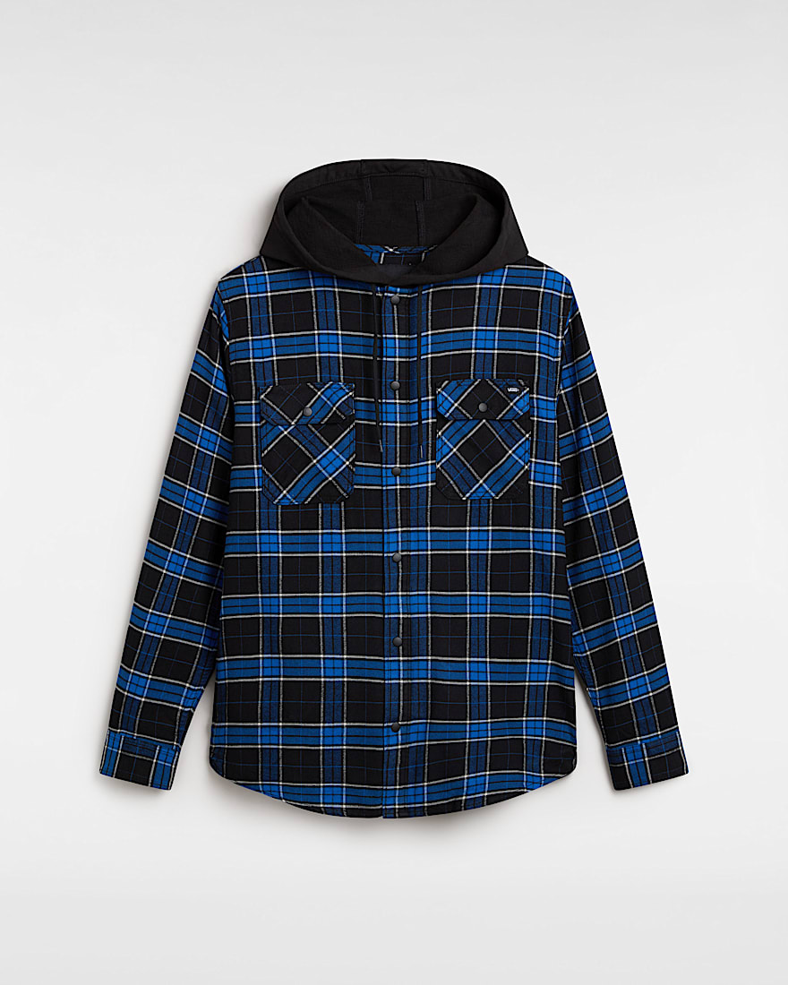 Parkway Hooded Long Sleeve Woven Shirt - 1