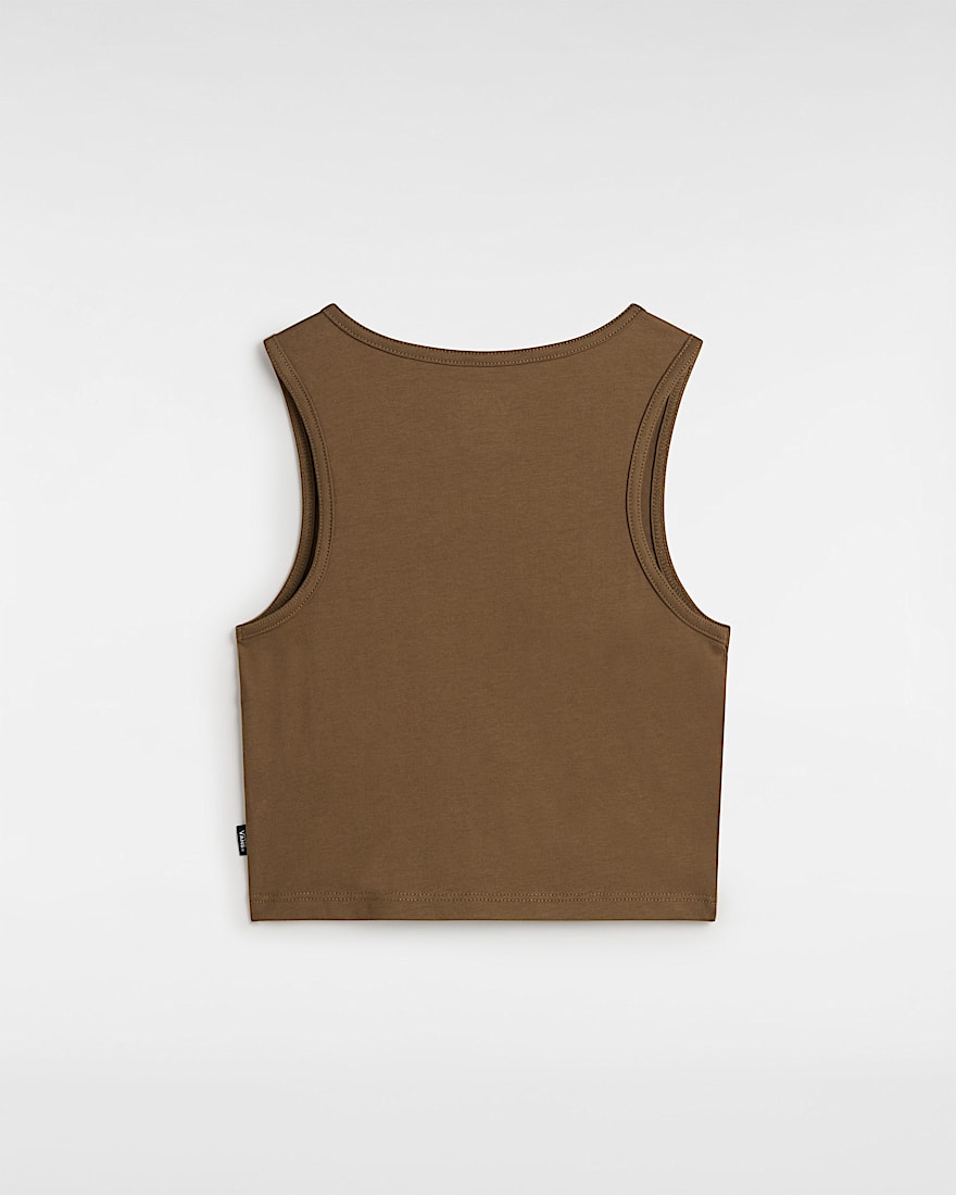 Small Staple Fitted Crop Tanktop VANS Braun ALT1