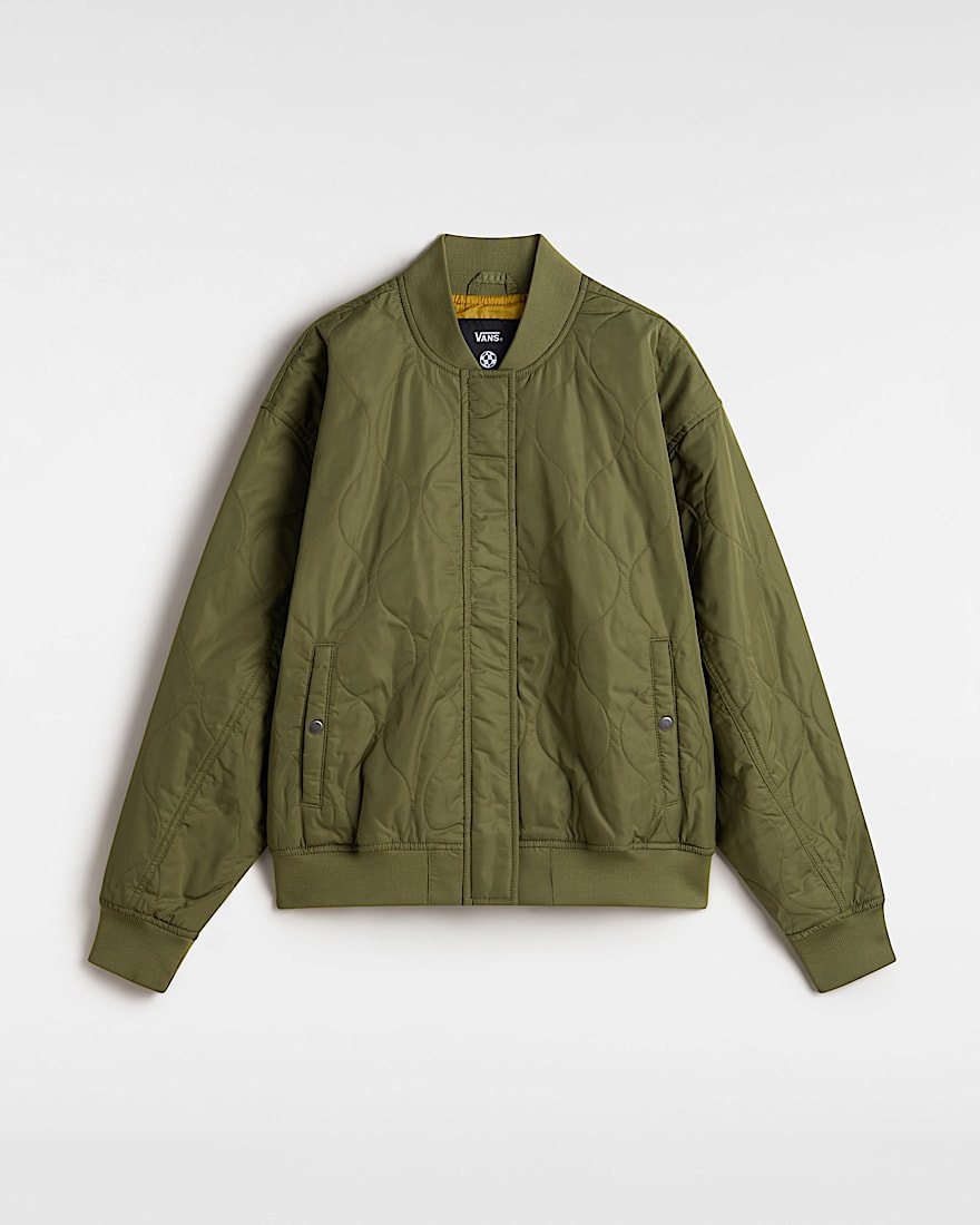 Bennet Quilted Bomberjacke VANS Grn HERO