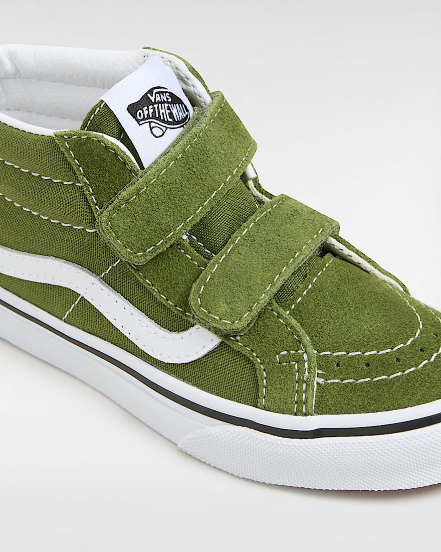 Kleine Kinder Sk8Mid Reissue Schuhe mit Klettverschluss 48 Jahre VANS Grn ALT3