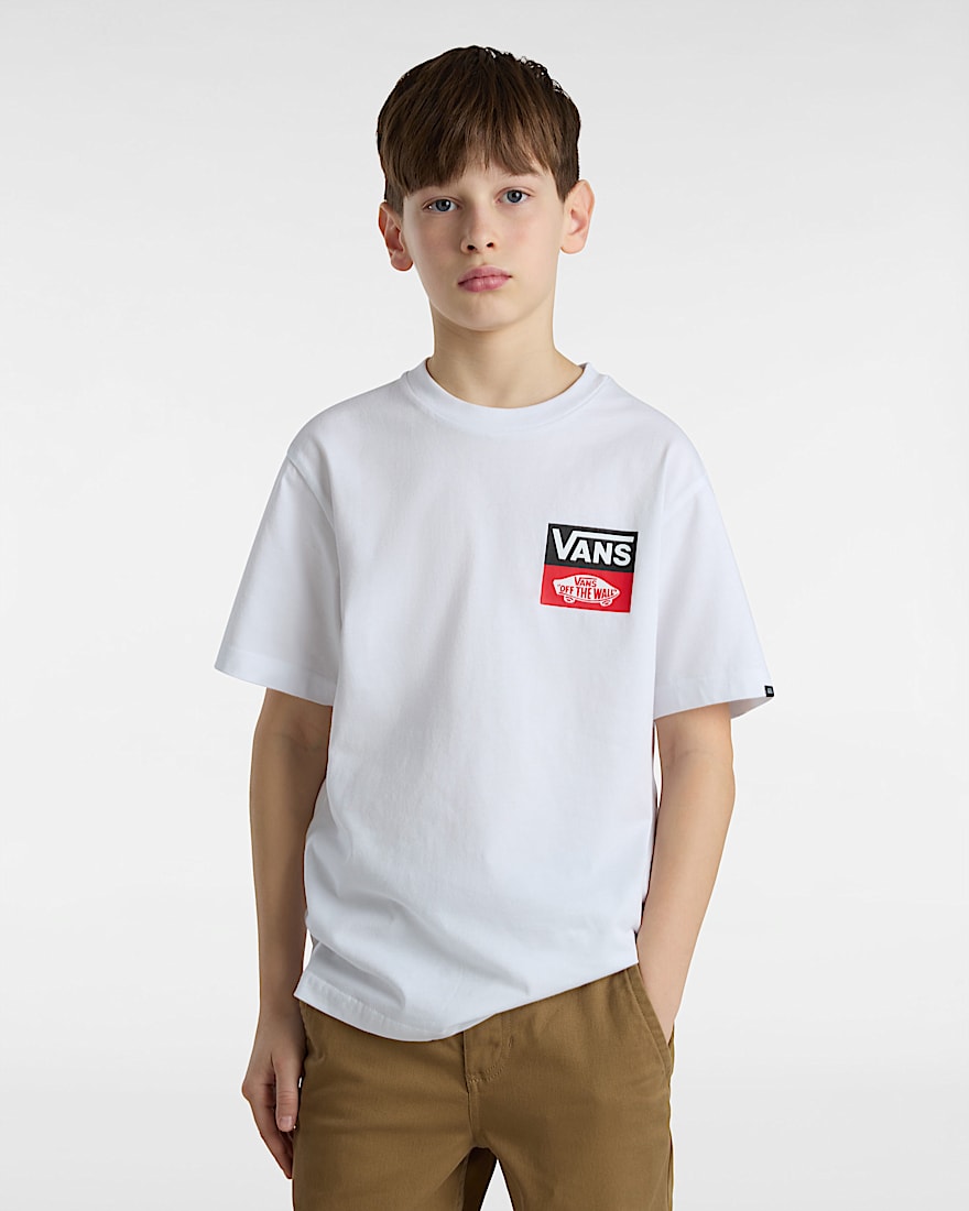 Jungen OG Logo TShirt 814 Jahre VANS Wei ALT2