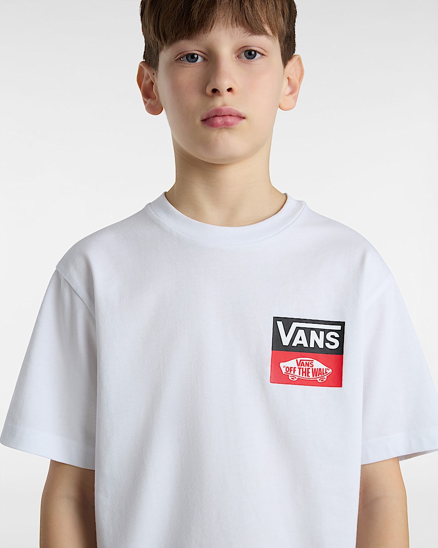 Jungen OG Logo TShirt 814 Jahre VANS Wei ALT5