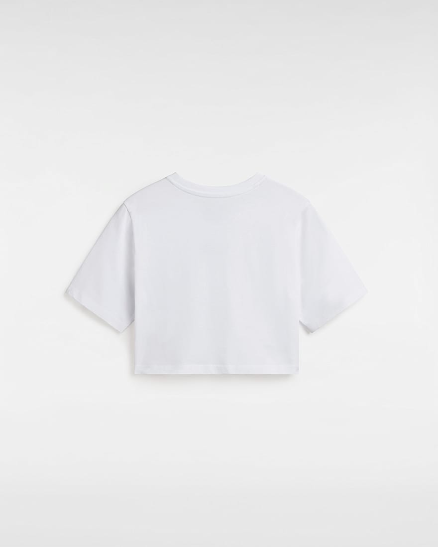 Flying V Crop RundhalsTShirt VANS Wei ALT1