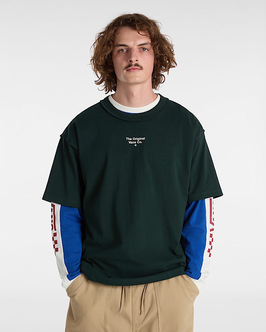 Premium Original Salton Short Sleeve TShirt VANS Green ALT2