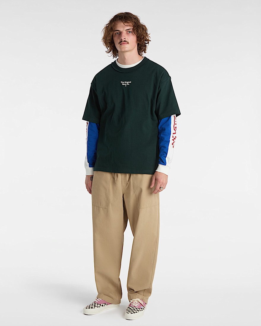 Premium Original Salton Short Sleeve TShirt VANS Green ALT4