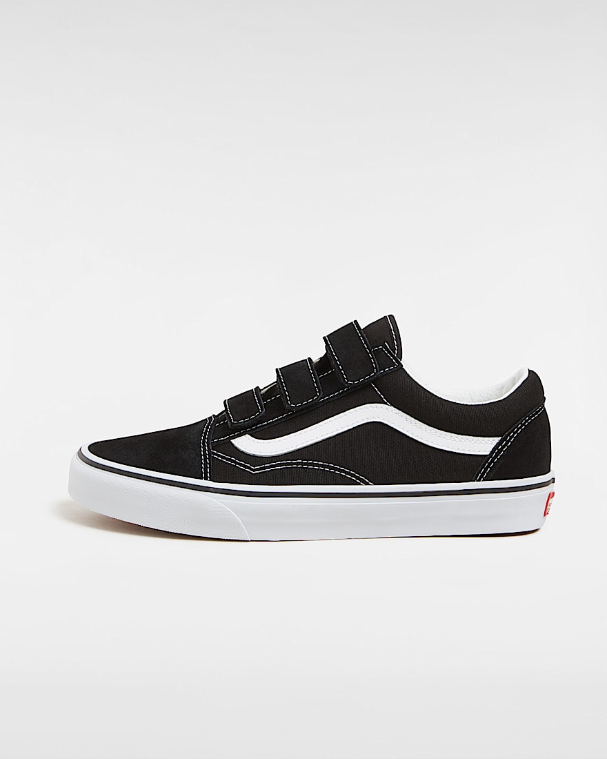 Old Skool Schuhe mit Klettverschluss VANS SchwarzWei ALT5