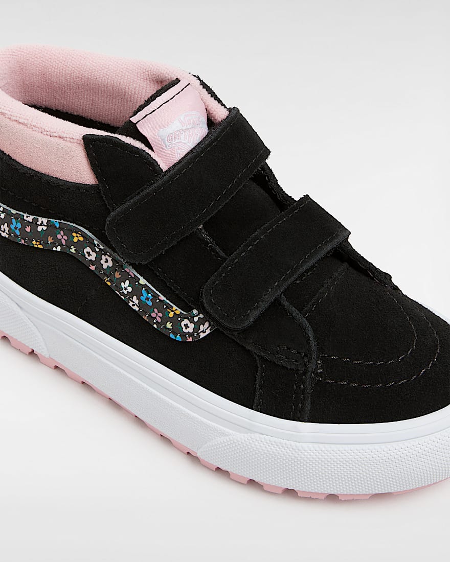 Kinder MTE Sk8Mid Reissue Schuhe mit Klettverschluss 48 Jahre VANS SchwarzRosa ALT3