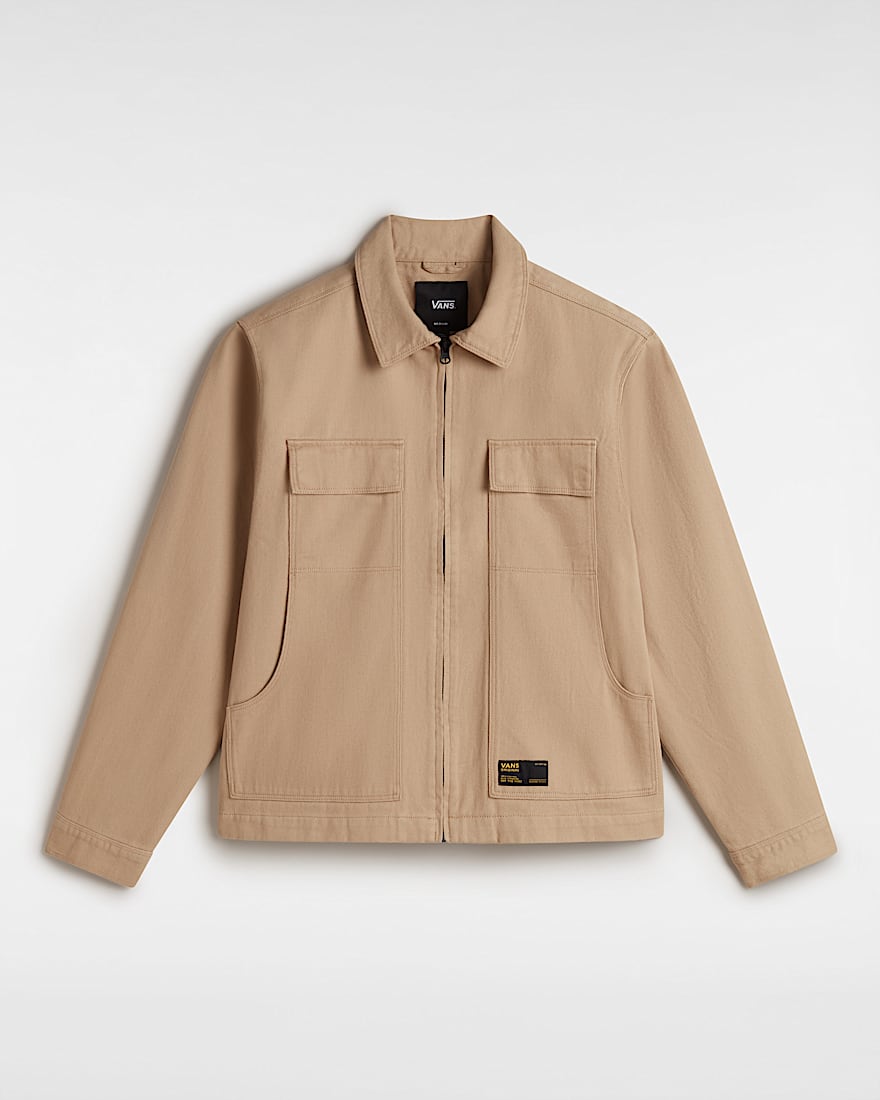 McAvoy Zip Station Jacket VANS Beige HERO