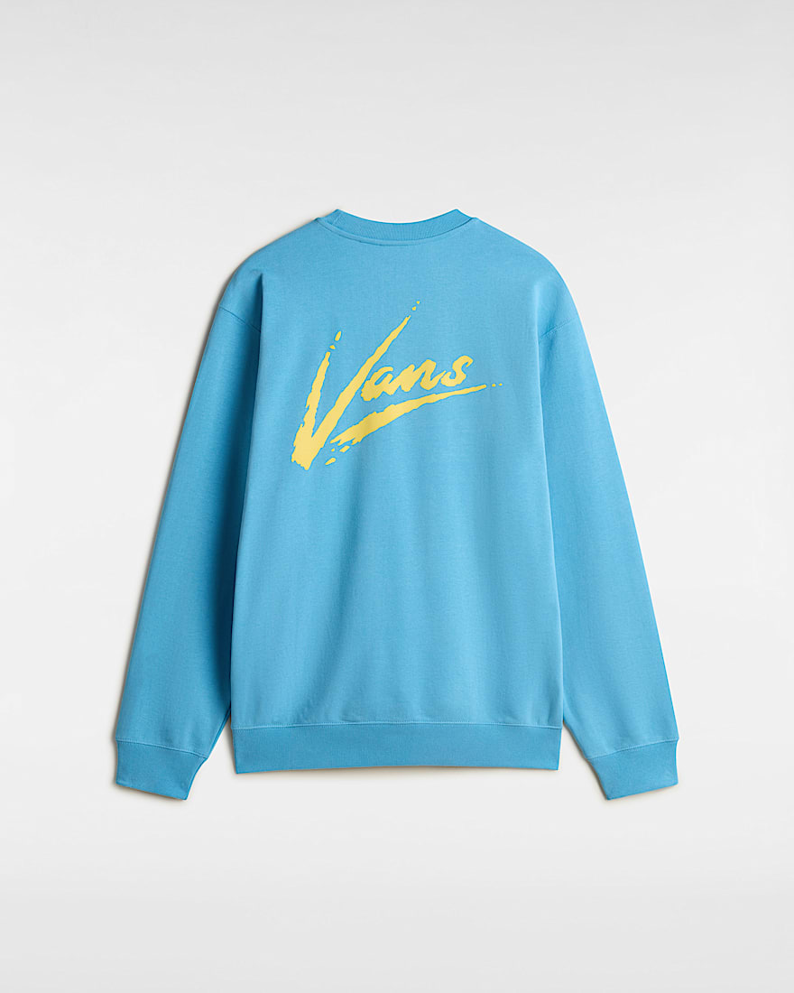 Brush Script Sweatshirt VANS Blau ALT1