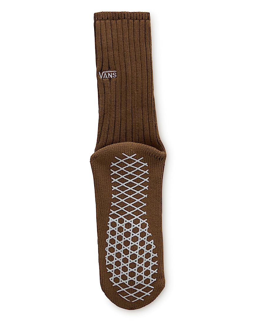ComfyCush Crew Socks 1 Pair VANS Brown ALT2