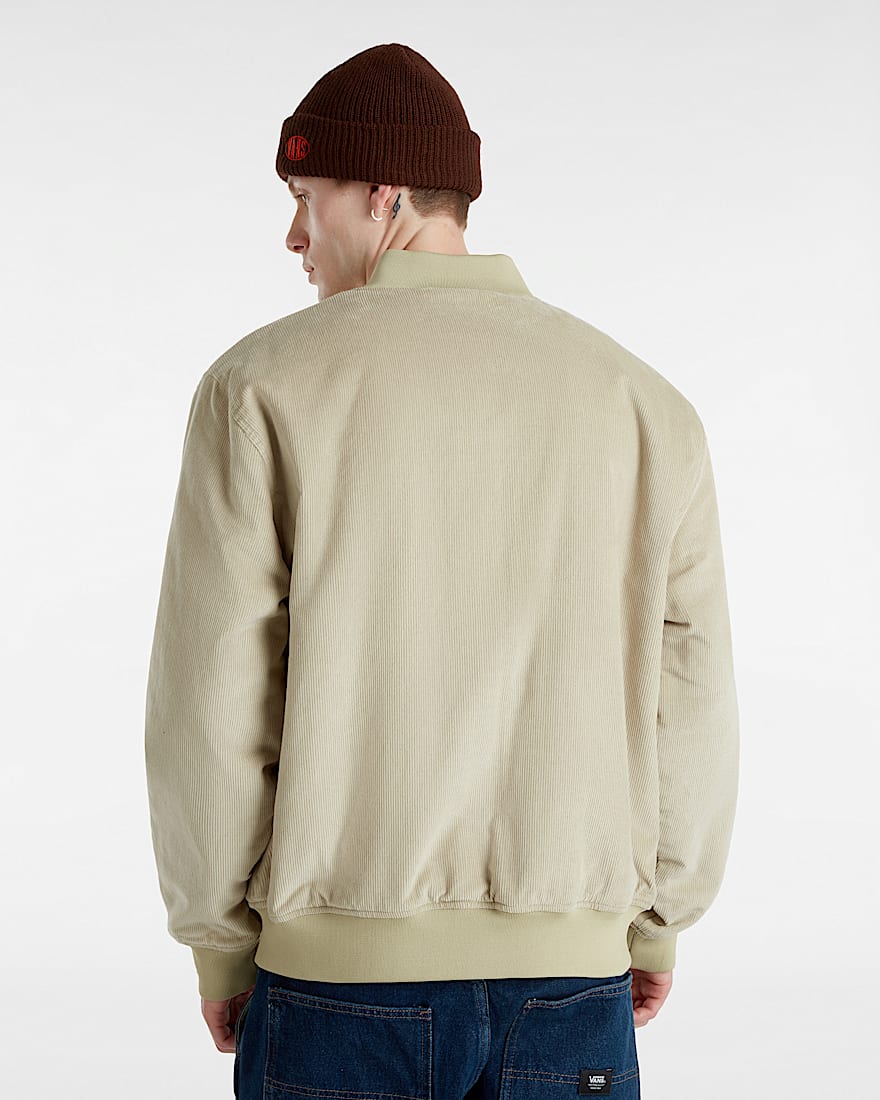 Skate Cord Bomber Jacket VANS Beige ALT3