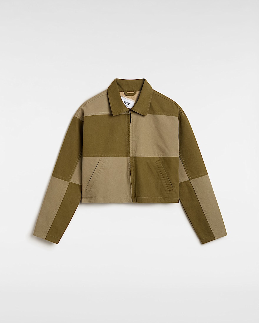 OTW Homme Girls Reversible Jacket Dark Olive VANS Grn HERO