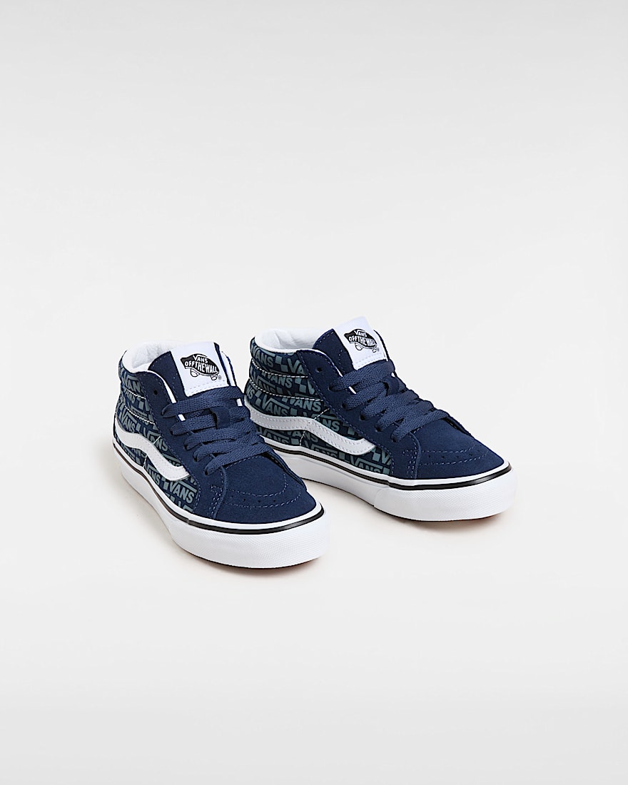 Kids Sk8Mid Shoes 48 Years VANS Blue ALT1