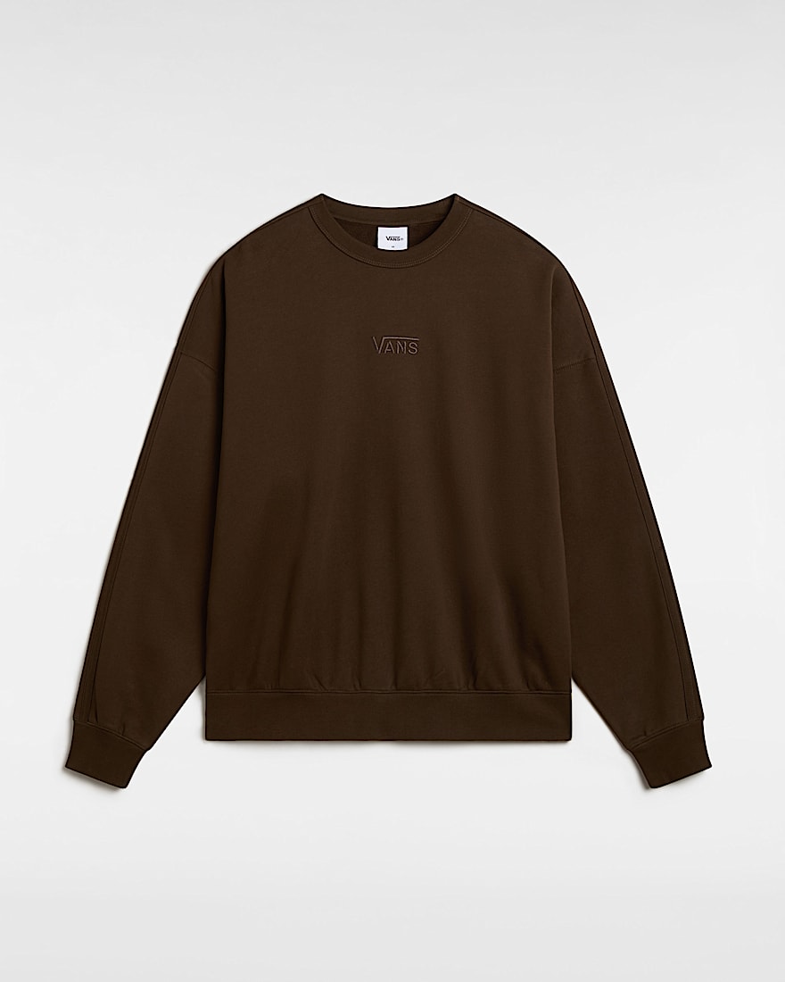 Premium Logo Crew Sweatshirt VANS Braun HERO