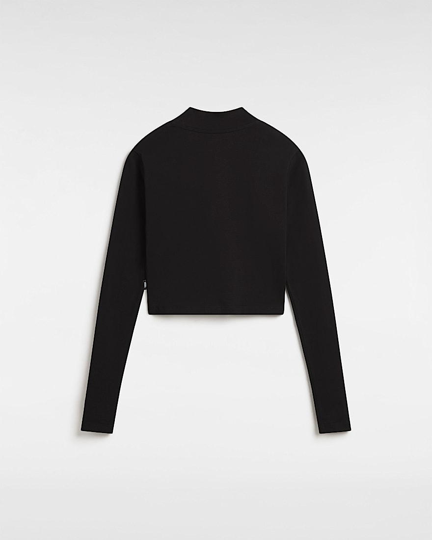 T-shirt z długim rękawem Mini Mock Neck