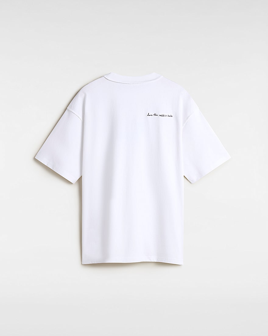 Premium Down the rabbit Hole TShirt VANS White ALT1