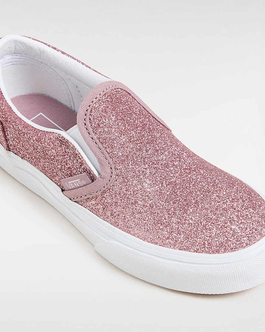 Kinder SlipOn Glitter Schuhe 48 Jahre VANS Rosa ALT3