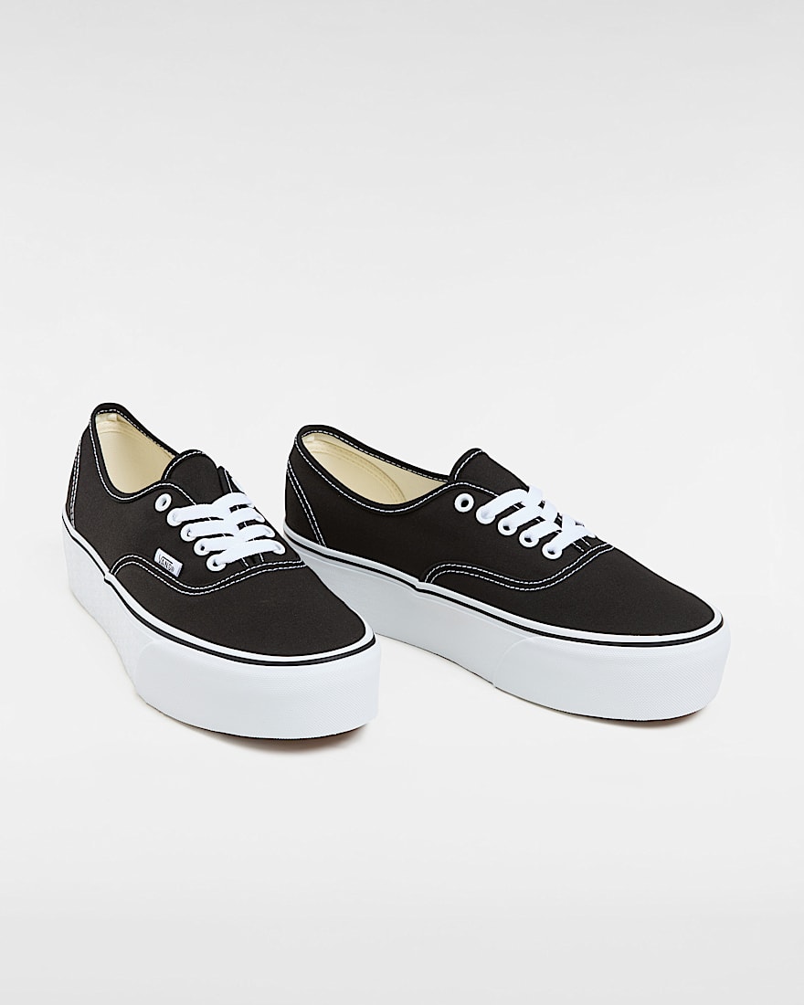 Authentic Stackform Shoes VANS Black ALT1