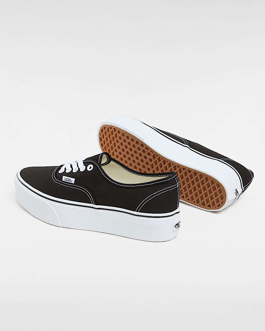 Authentic Stackform Shoes VANS Black ALT2