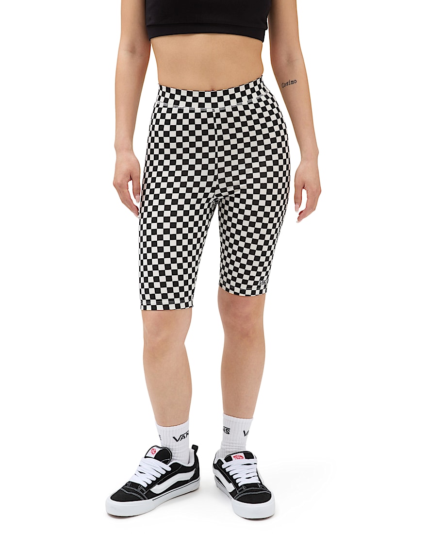 Flying V Print Legging Shorts VANS BlackWhite HERO