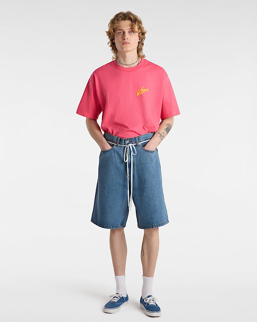 Check5 BaggyDenimShorts VANS Blau ALT4