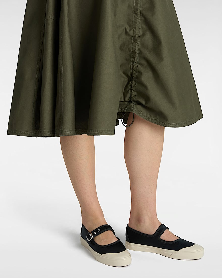 Premium Mary Jane Lo Pro Satinschuhe VANS Schwarz ALT4