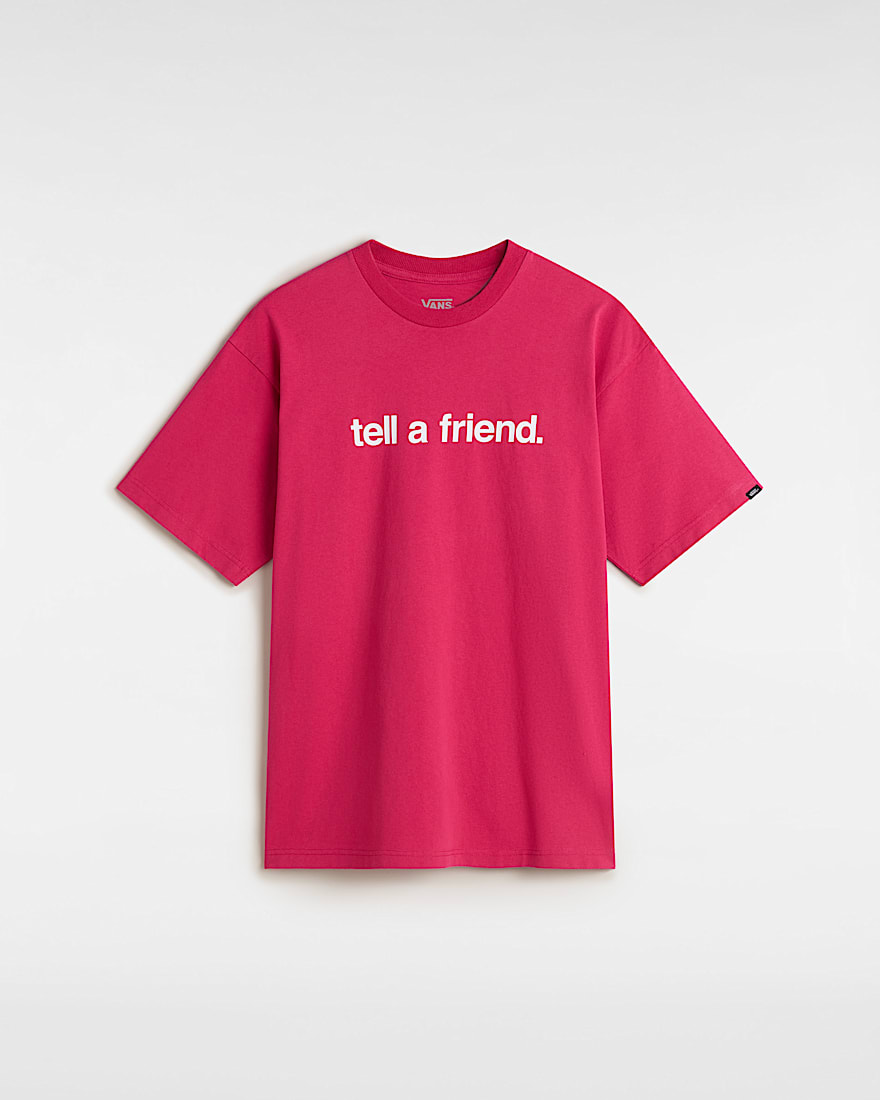 Tell A Friend TShirt VANS Rosa HERO