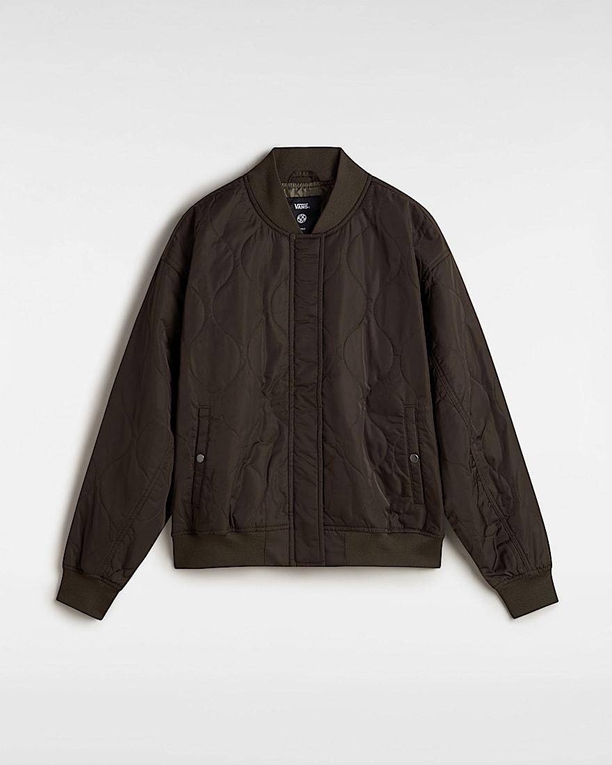 Bennet Quilted Bomberjacke VANS Braun HERO