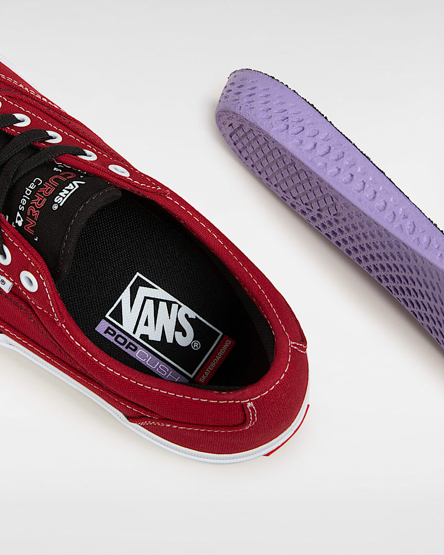Skate Curren Caples Schuhe VANS Rot ALT6