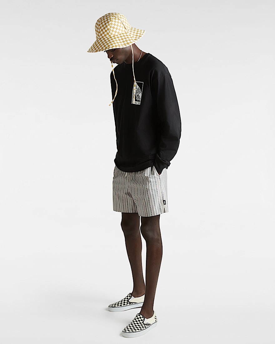 Primary Stripe Elastic Boardshorts