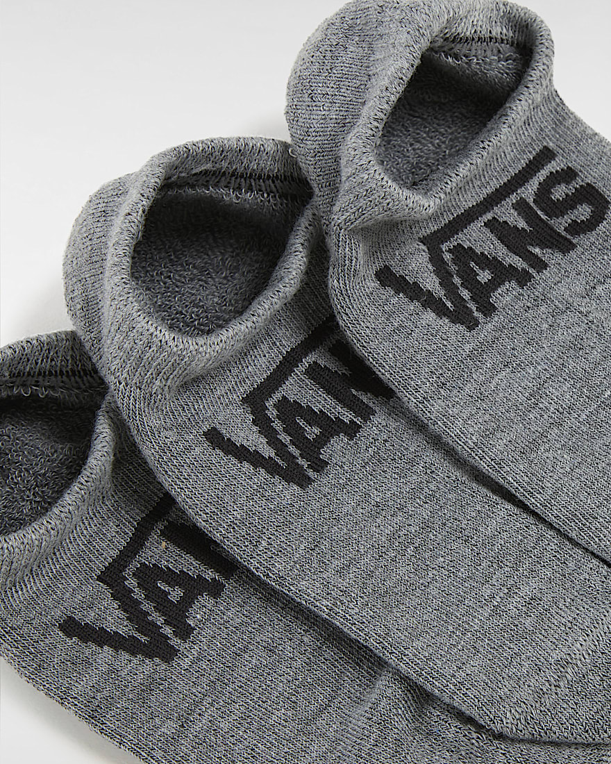 Kids Vans Classic Kick No Show Socks (3 pairs)