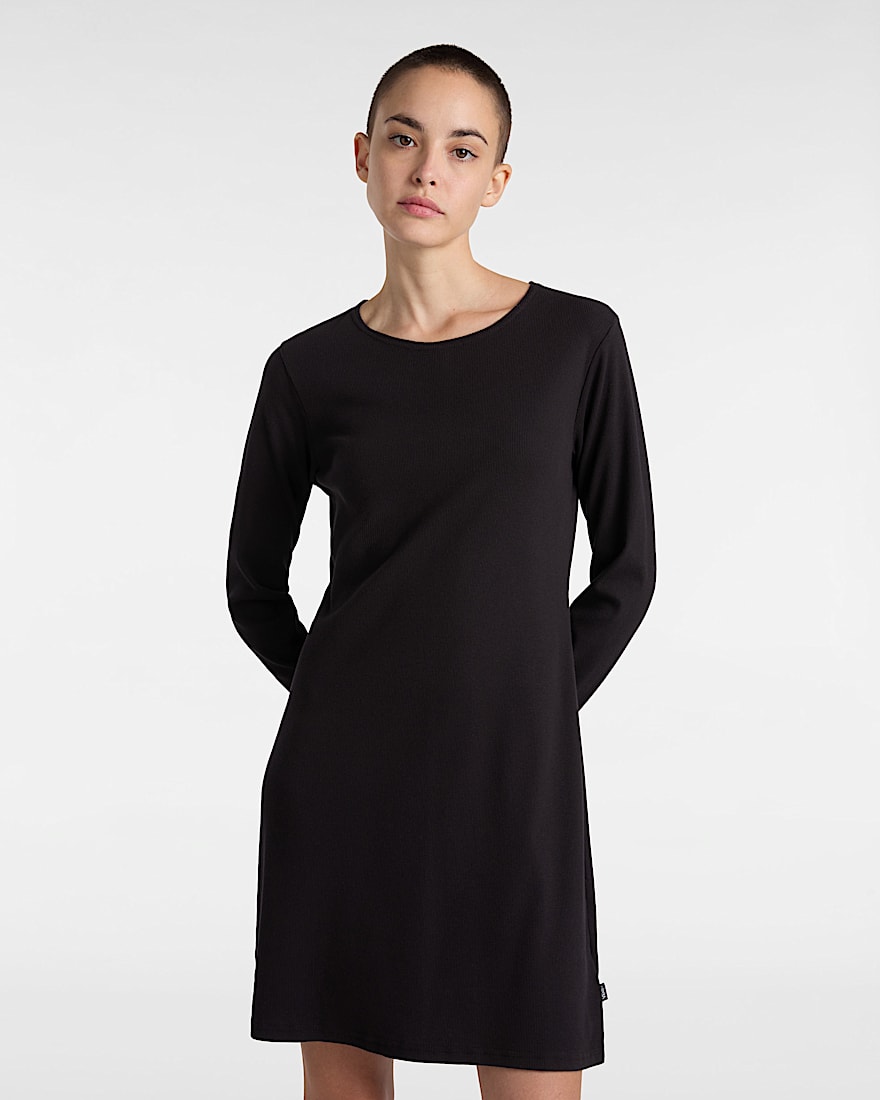 Drew Rib Langarmshirt VANS Schwarz ALT2