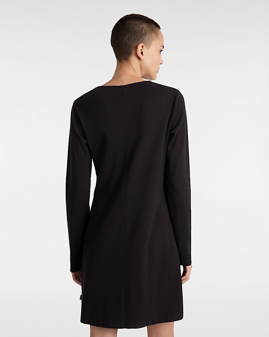 Drew Rib Langarmshirt VANS Schwarz ALT3