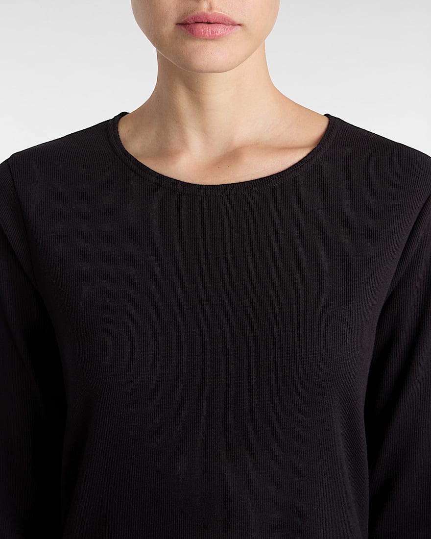 Drew Rib Langarmshirt VANS Schwarz ALT6