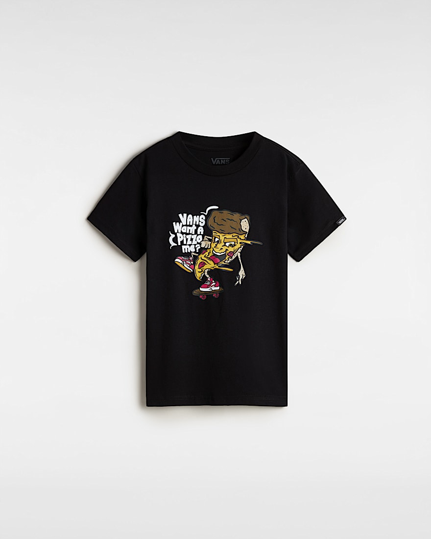 Kleine Kinder Pizza Me TShirt 28 Jahre VANS Schwarz HERO