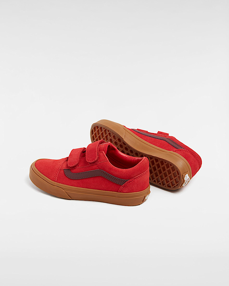 Kids Old Skool Hook And Loop Shoes (4-8 Years)