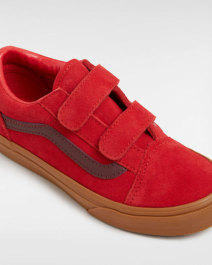 Kids Old Skool Hook And Loop Shoes (4-8 Years)