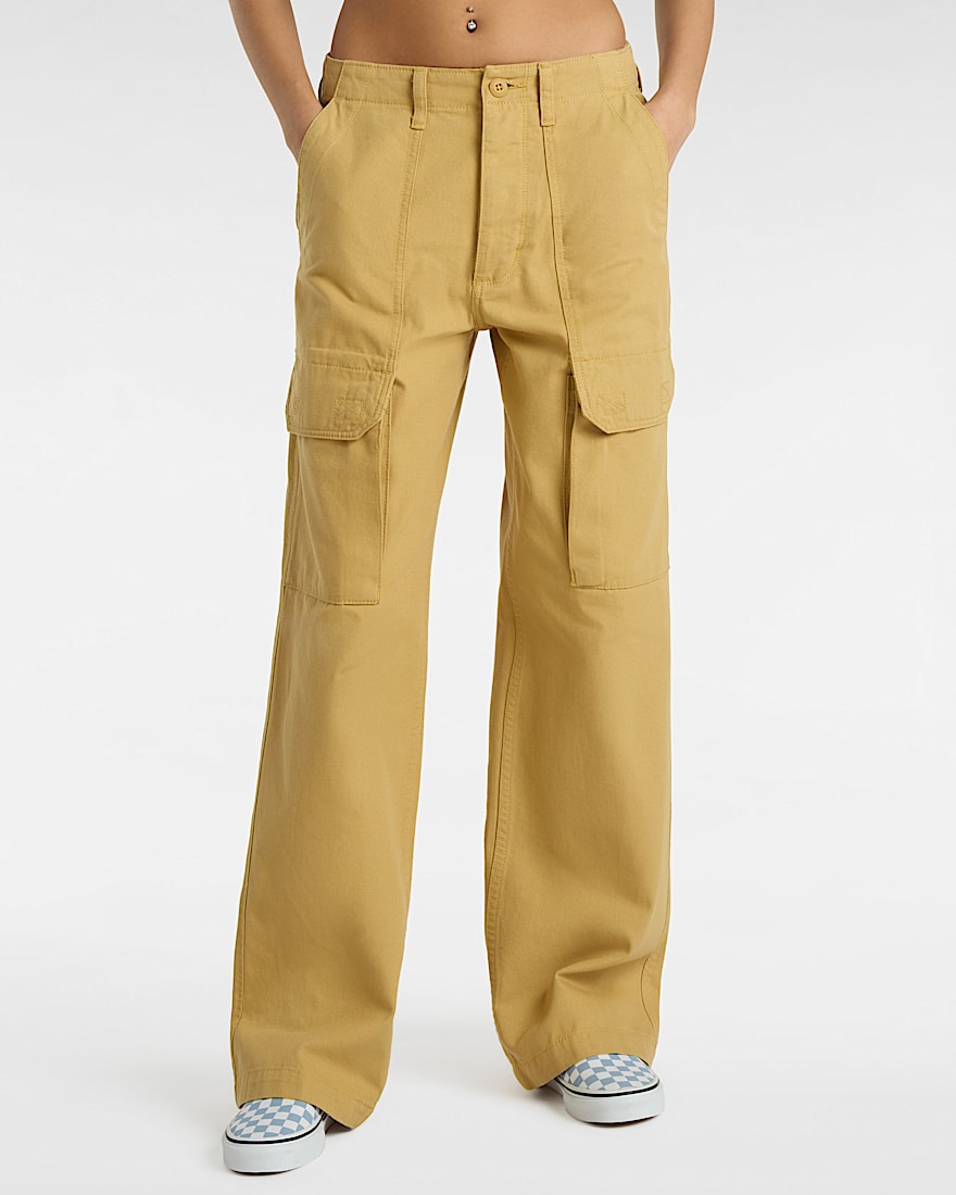 Arroyo Cargohose mit weitem Bein VANS Braun ALT2