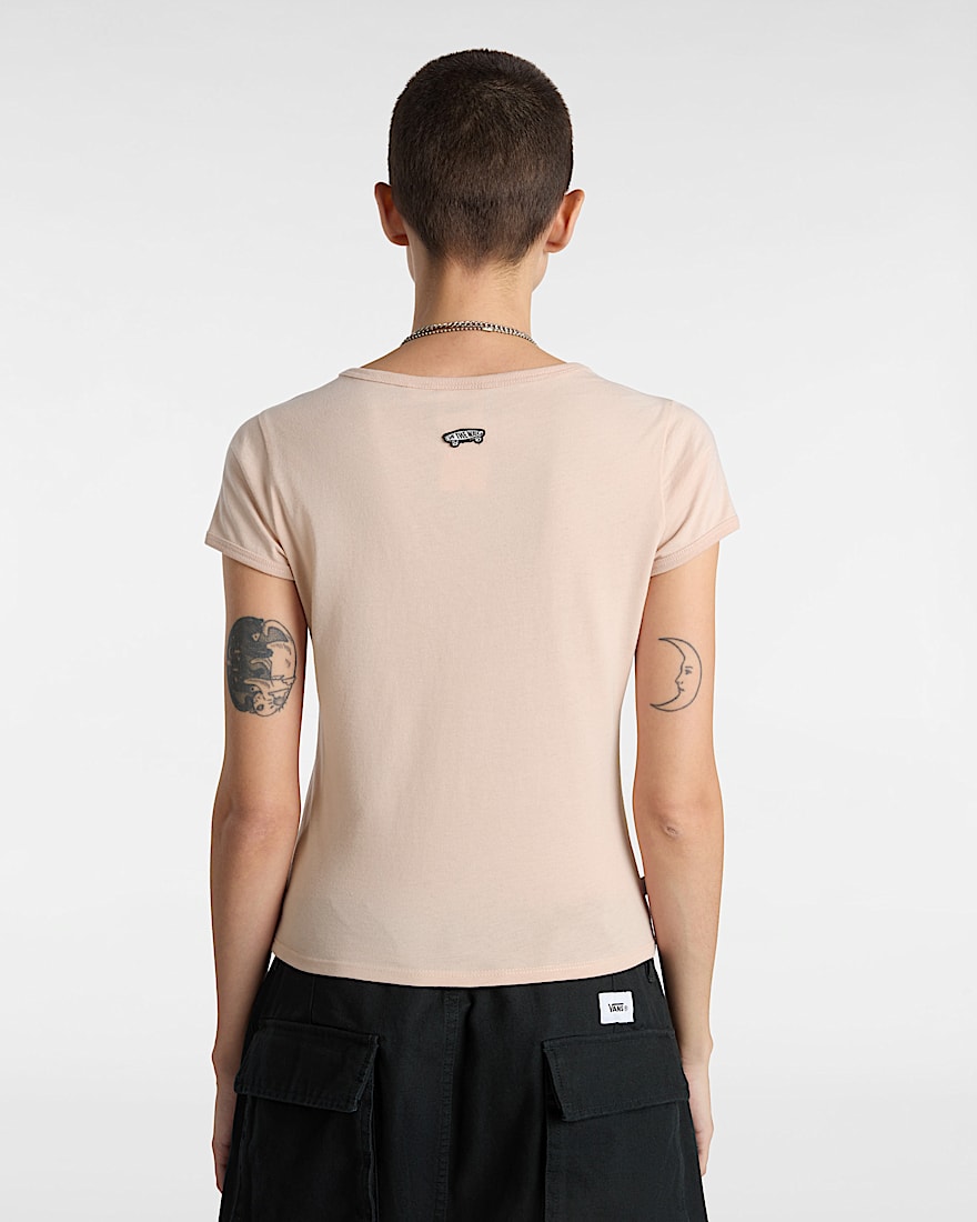 Premium Short Sleeve Baby TShirt VANS Pink ALT3