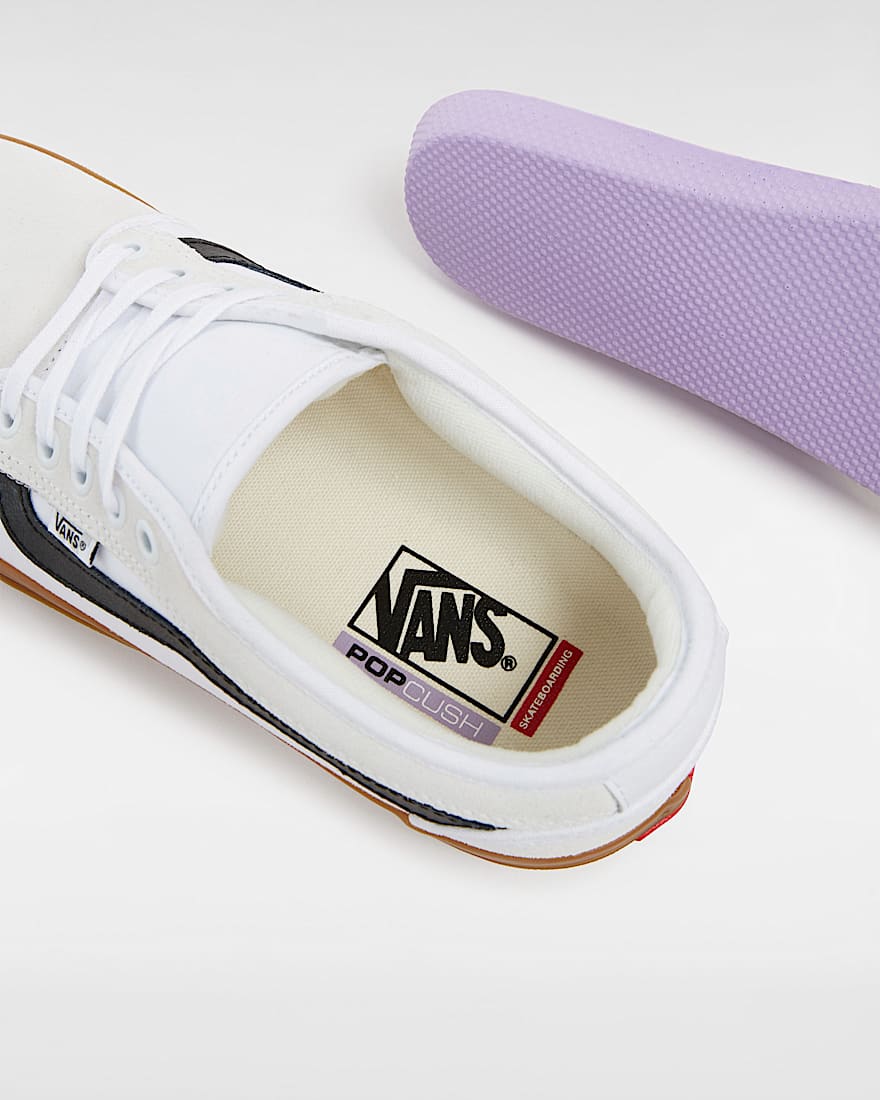 Skate Chukka Low Sidestripe Shoes VANS White ALT6