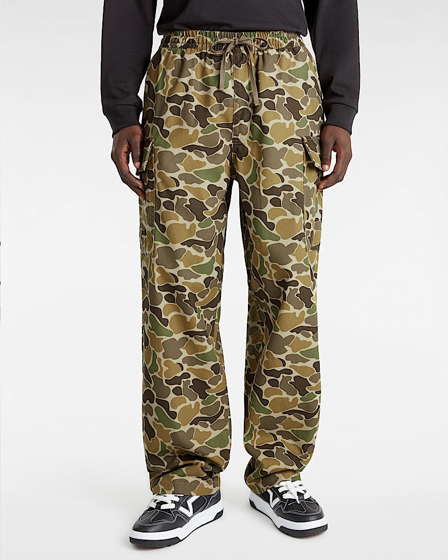 Range Cargo Baggy Tapered Elastic Trousers