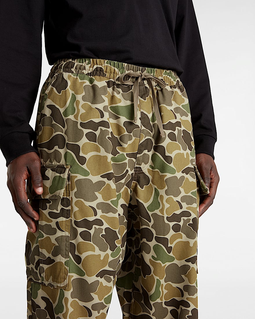 Range Cargo Baggy Tapered Elastic Trousers