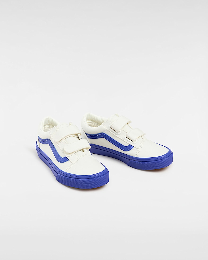 Kids Old Skool Hook and Loop Shoes (4-8 Years)