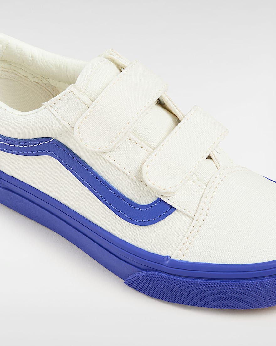 Kids Old Skool Hook and Loop Shoes (4-8 Years)