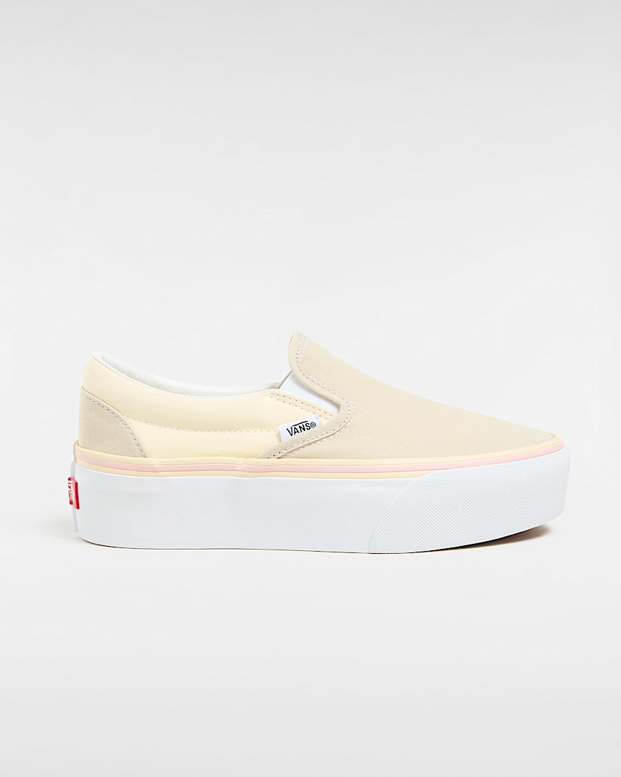 Classic Slip-On Checkerboard Stackform Shoes - 1