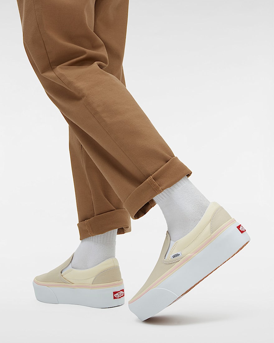 Classic Slip-On Checkerboard Stackform Shoes