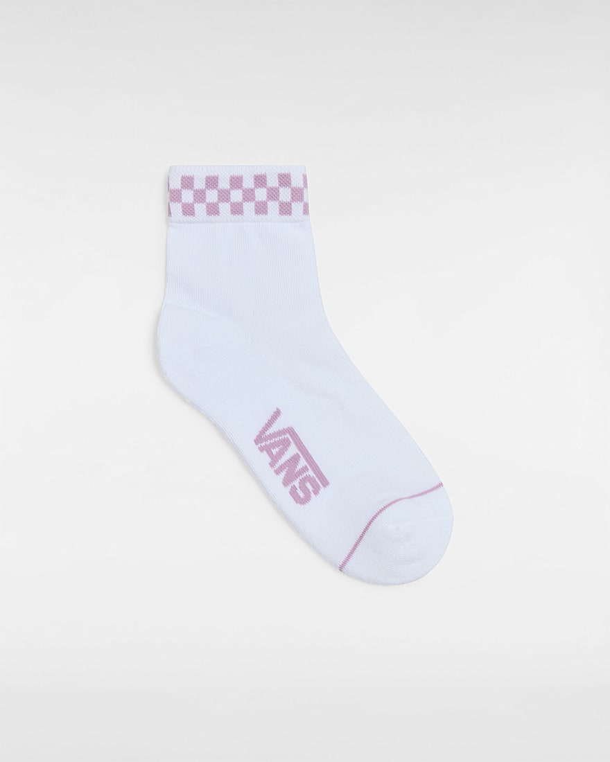 Peek-A-Check Crew Socks (1 pair) - 1