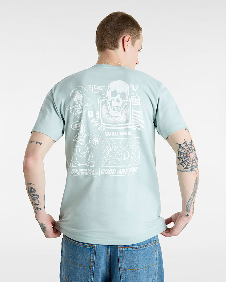 Crazy Eddy TShirt VANS Blau ALT3